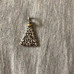 Christmas tree necklace charm